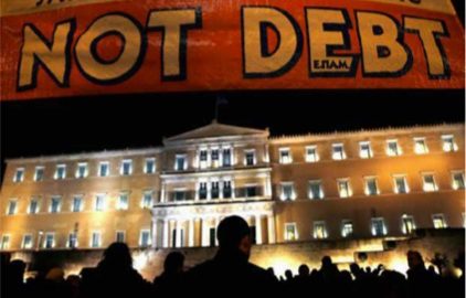 Anti-debt rally on Syntagma Square